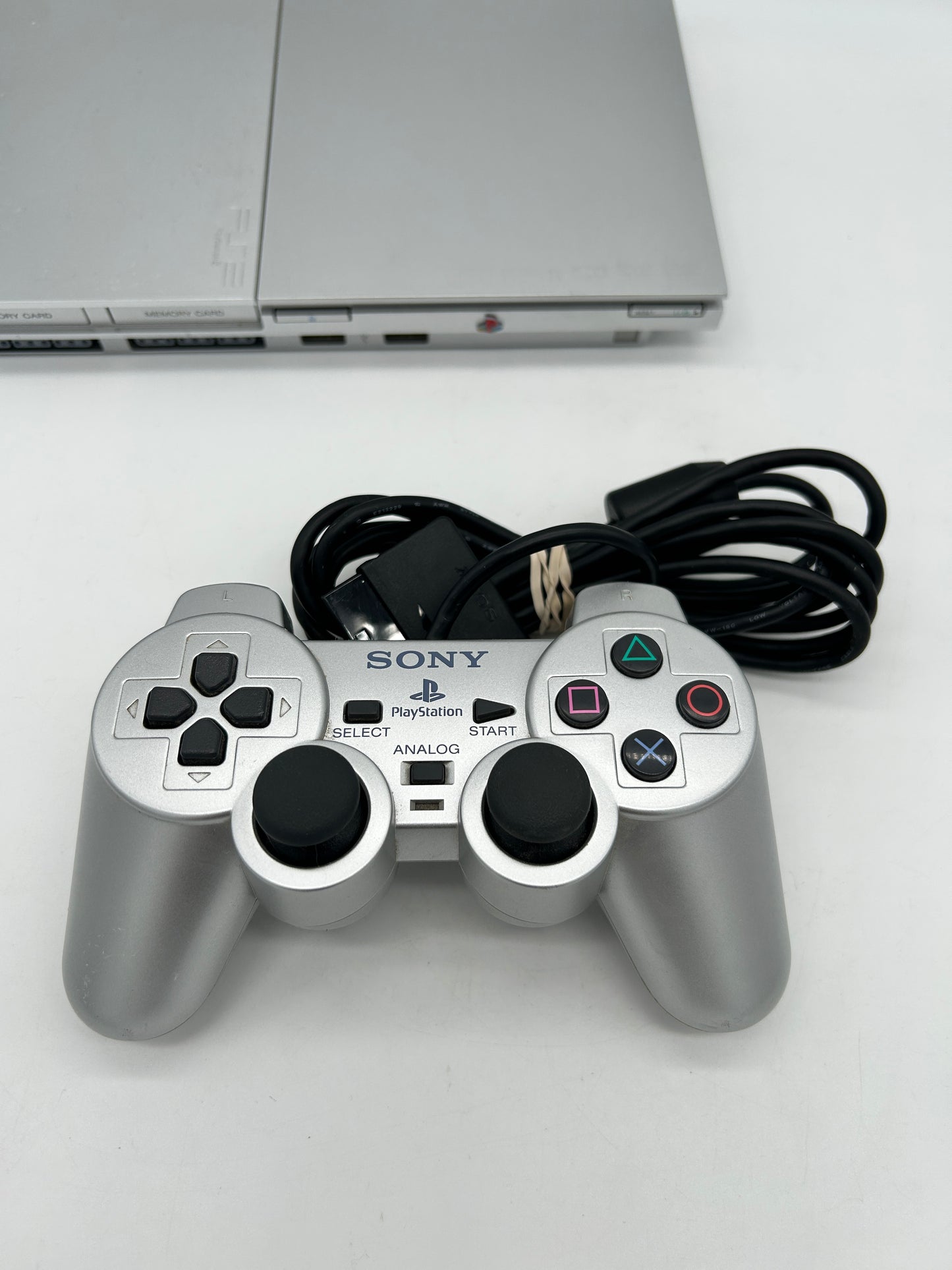 SONY PLAYSTATiON 2 [PS2] CONSOLE | ORiGiNALE THIN SILVER (SILVER PLATiNUM SLiM VERSiON) | SCPH-90001