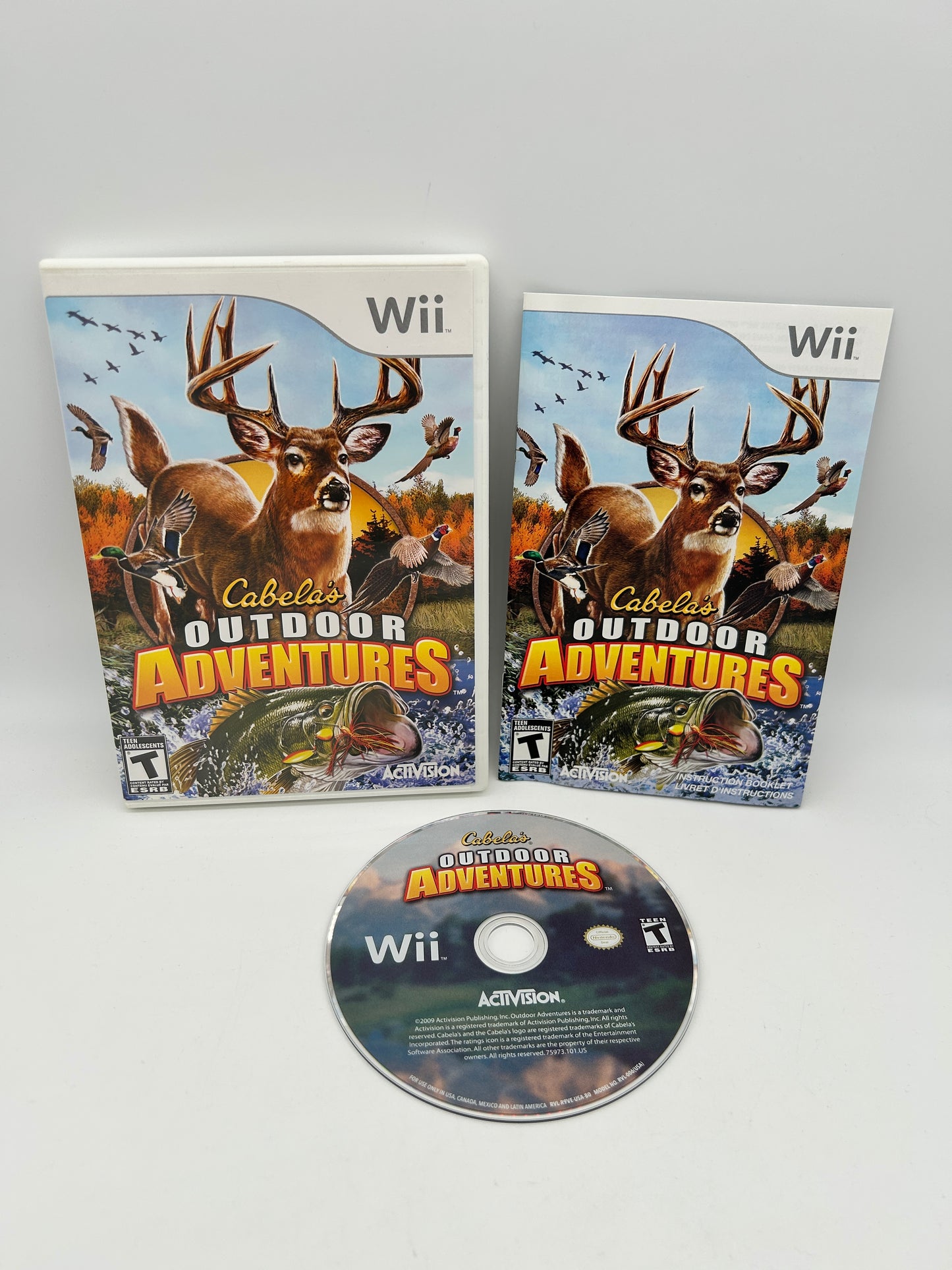 NiNTENDO Wii CABELAS OUTDOOR ADVENTURES –