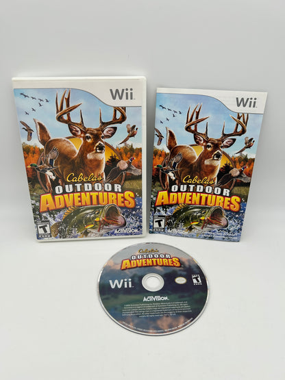 PiXEL-RETRO.COM : NINTENDO WII COMPLET CIB BOX MANUAL GAME NTSC CABELA'S OUTDOOR ADVENTURES