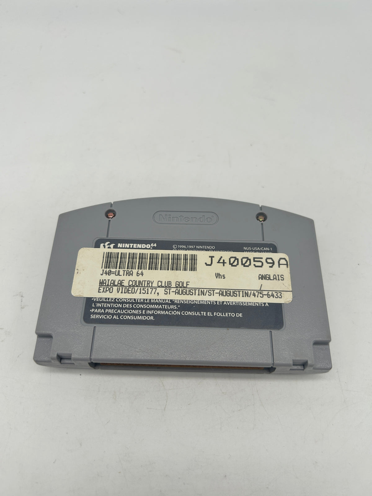 NiNTENDO 64 [N64] | WAiALAE COUNTRY CLUB
