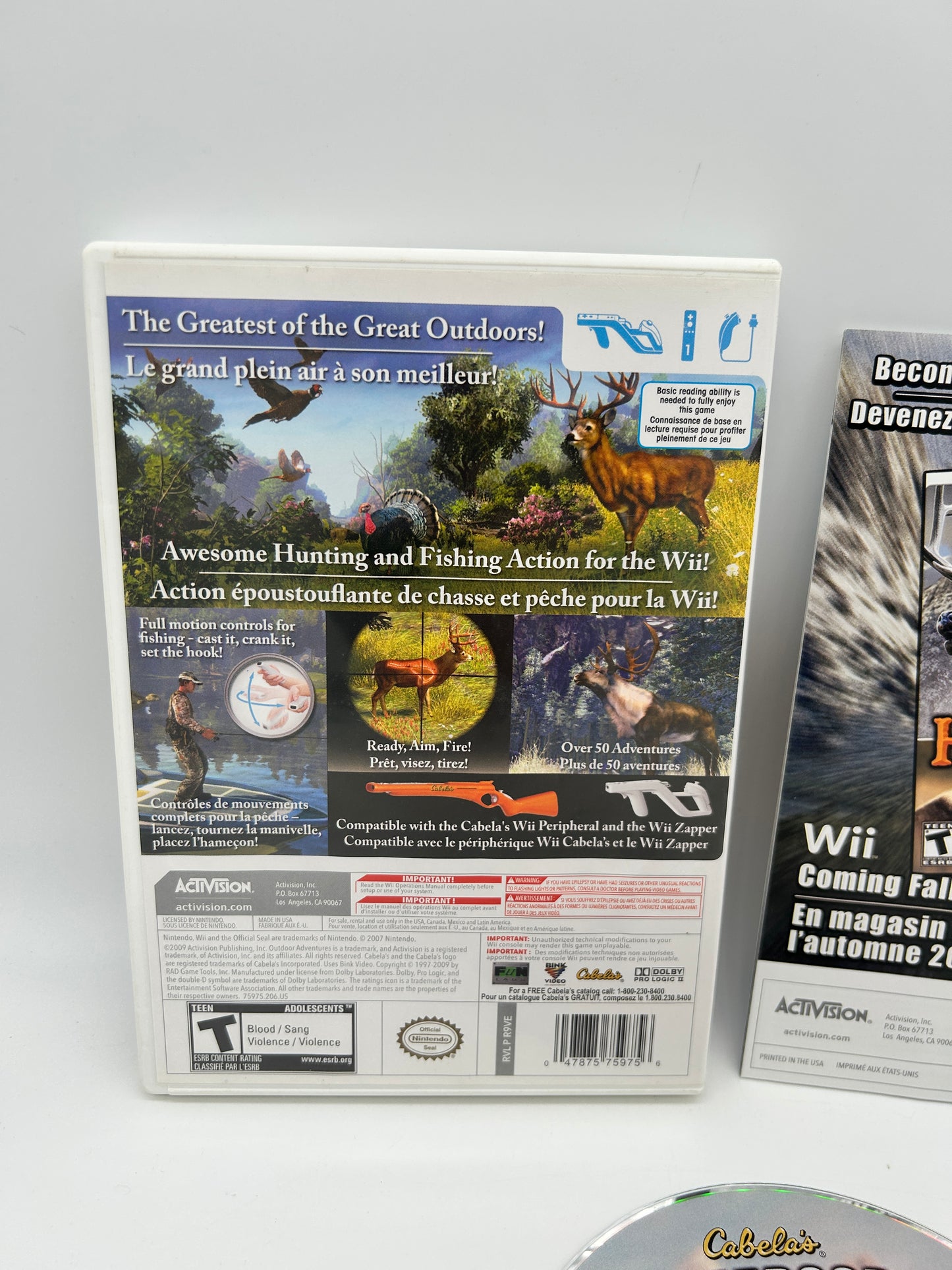 NiNTENDO Wii | CABELAS OUTDOOR ADVENTURES