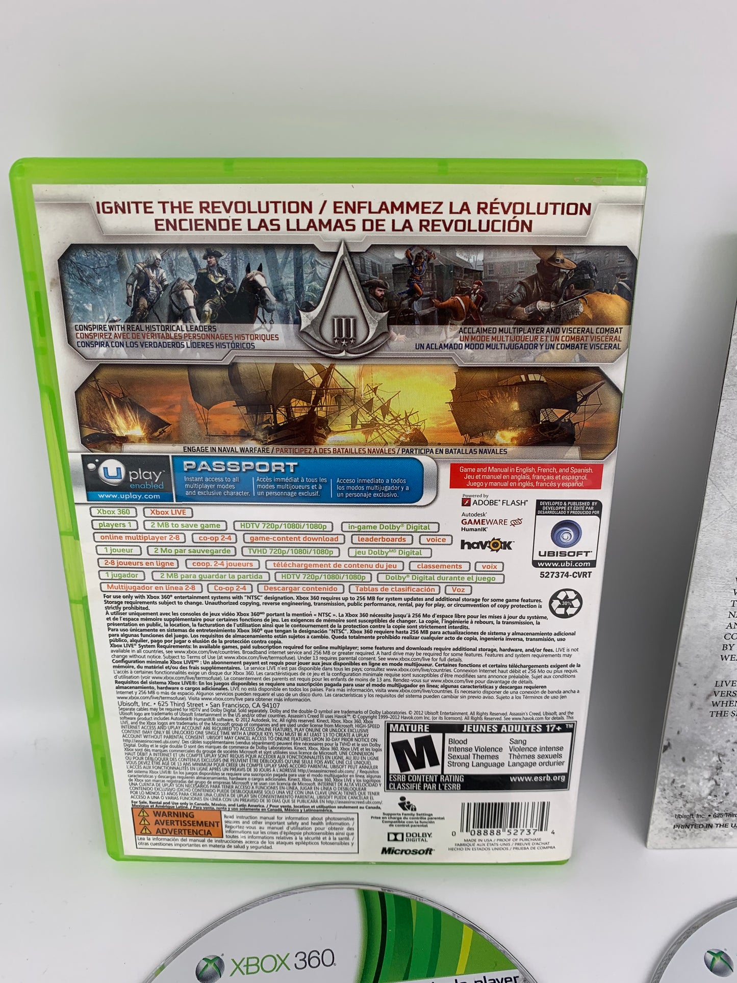 MiCROSOFT XBOX 360 | ASSASSiNS CREED III