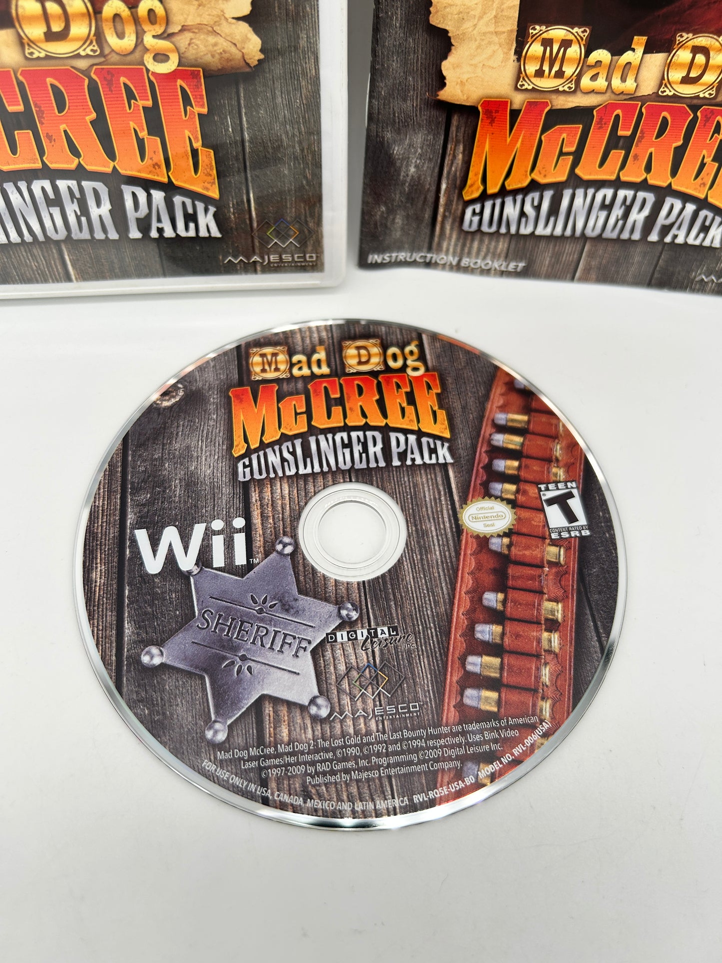 NiNTENDO Wii | MAD DOG MCCREE GUNSLiNGER PACK