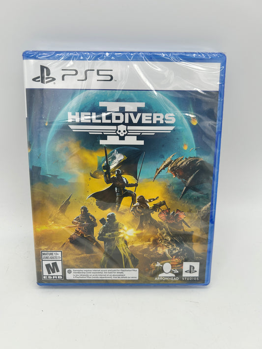 PLAYSTATION 5 (PS5) COMPLETE CIB BOX MANUAL GAME NTSC HELLDIVERS II