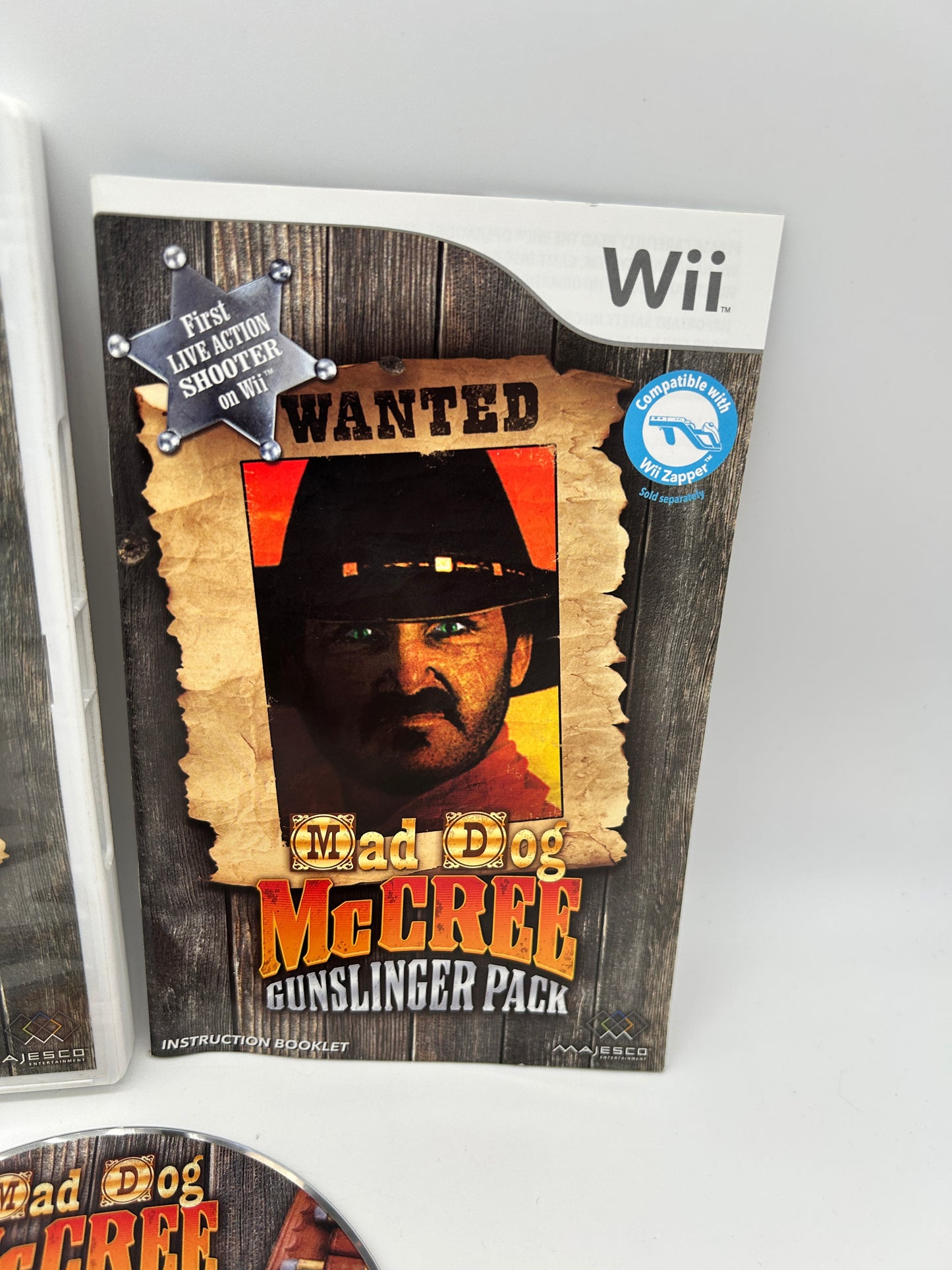 NiNTENDO Wii | MAD DOG MCCREE GUNSLiNGER PACK