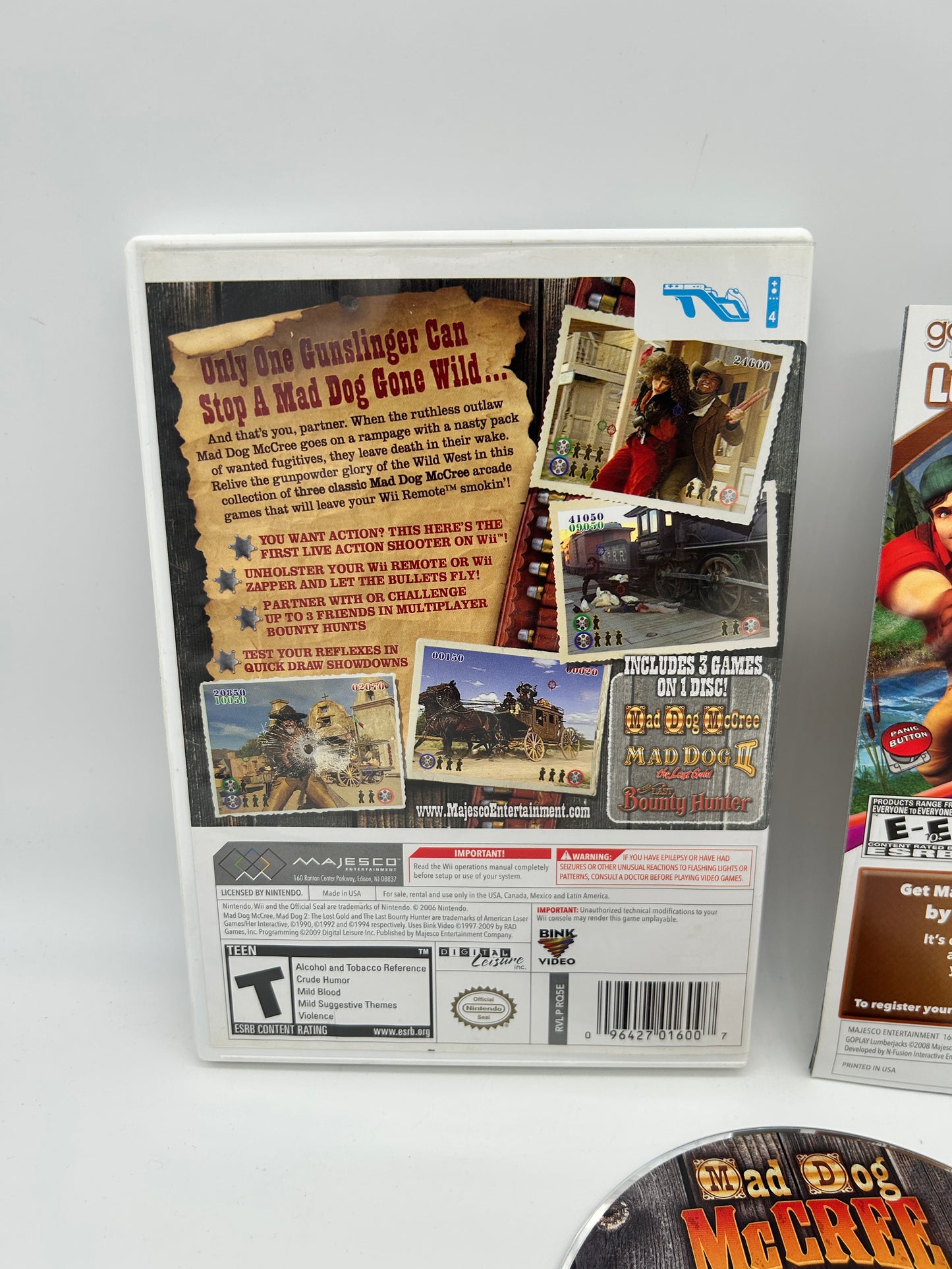 NiNTENDO Wii | MAD DOG MCCREE GUNSLiNGER PACK