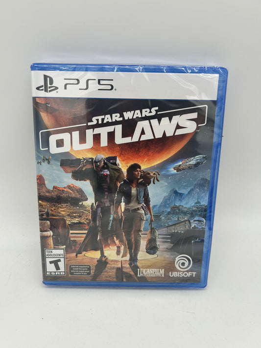 PLAYSTATION 5 (PS5) COMPLETE CIB BOX MANUAL GAME NTSC STAR WARS OUTLAWS