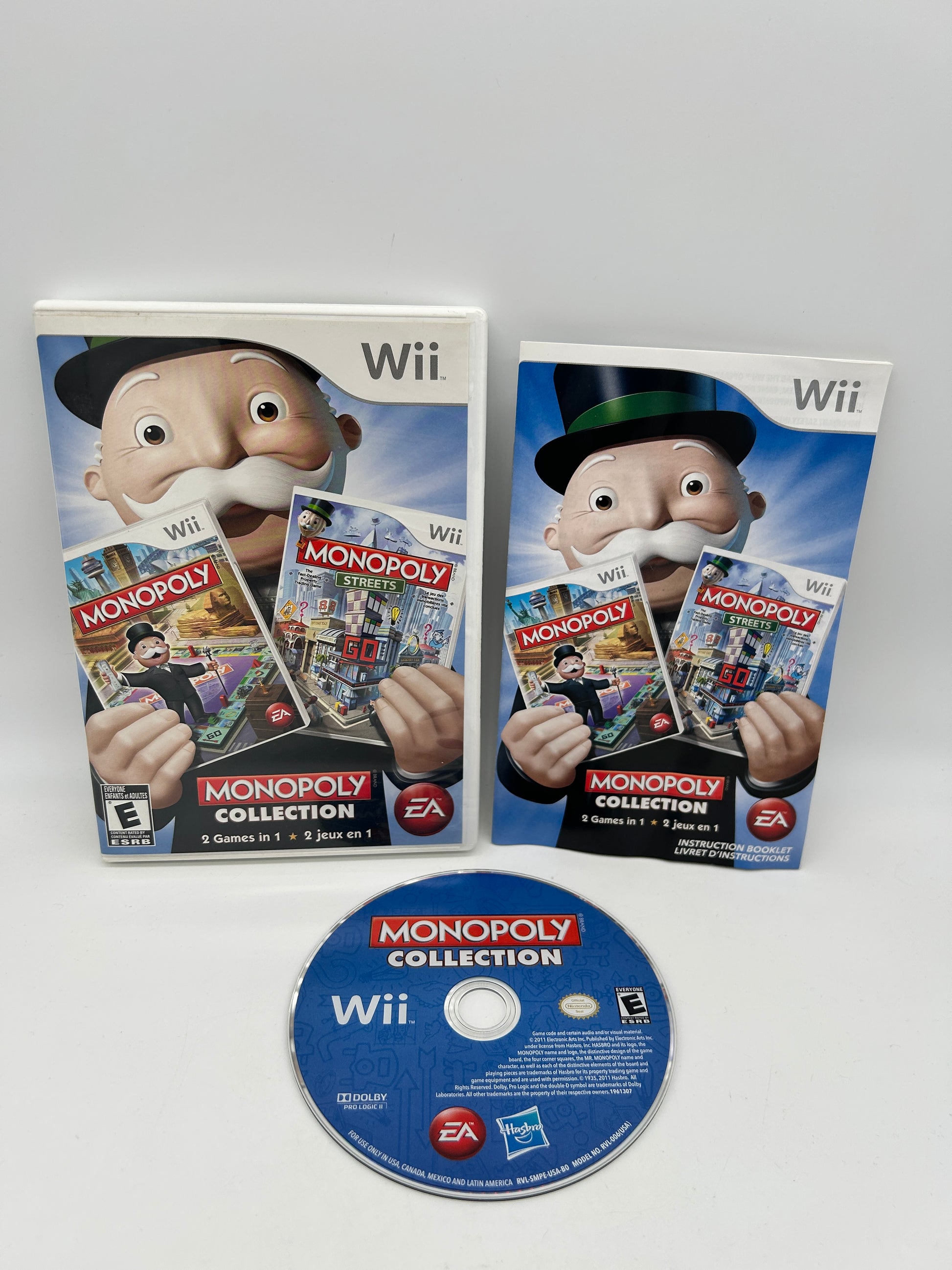PiXEL-RETRO.COM : NINTENDO WII COMPLET CIB BOX MANUAL GAME NTSC MONOPOLY COLLECTION
