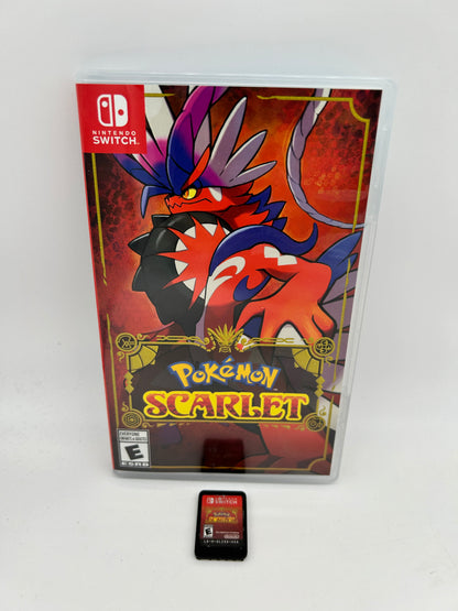 PiXEL-RETRO.COM : NINTENDO SWITCH COMPLETE IN BOX COMPLETE MANUAL GAME NTSC POKEMON SCARLET