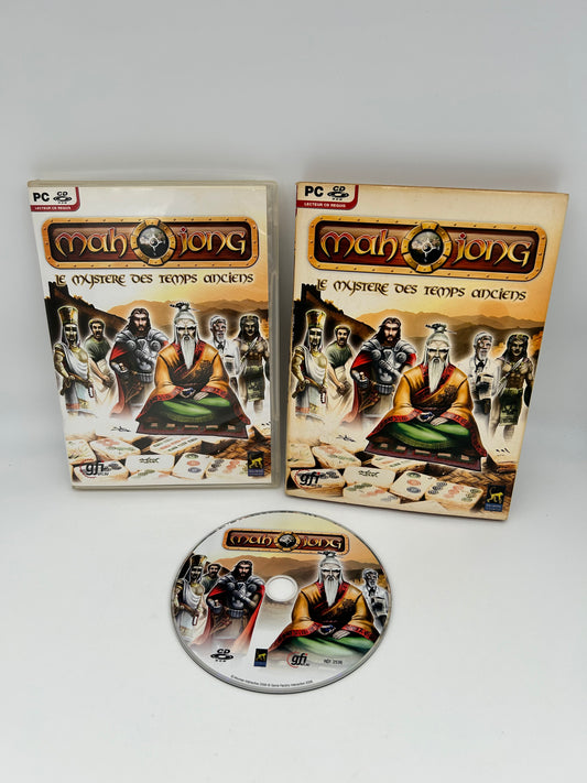 PiXEL-RETRO.COM : COMPUTER (PC) COMPLETE CIB BOX MANUAL GAME NTSC MAHJONG LE MYSTERE DES TEMPS ANCIENS