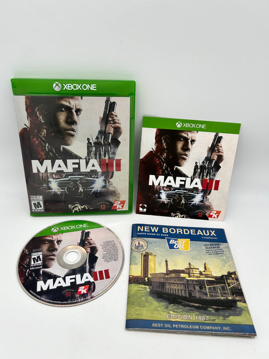 PiXEL-RETRO.COM : MICROSOFT XBOX ONE COMPLETE CIB BOX MANUAL GAME NTSC MAFIA III