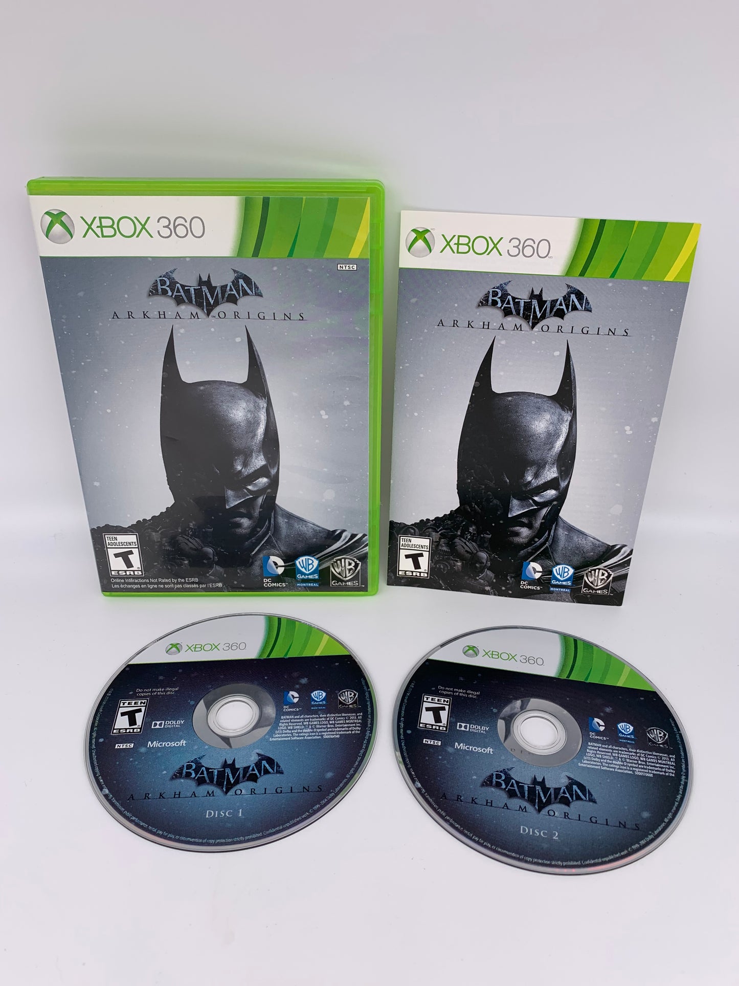 PiXEL-RETRO.COM : MICROSOFT XBOX 360 COMPLETE CIB BOX MANUAL GAME NTSC BATMAN ARKHAM ORIGINS