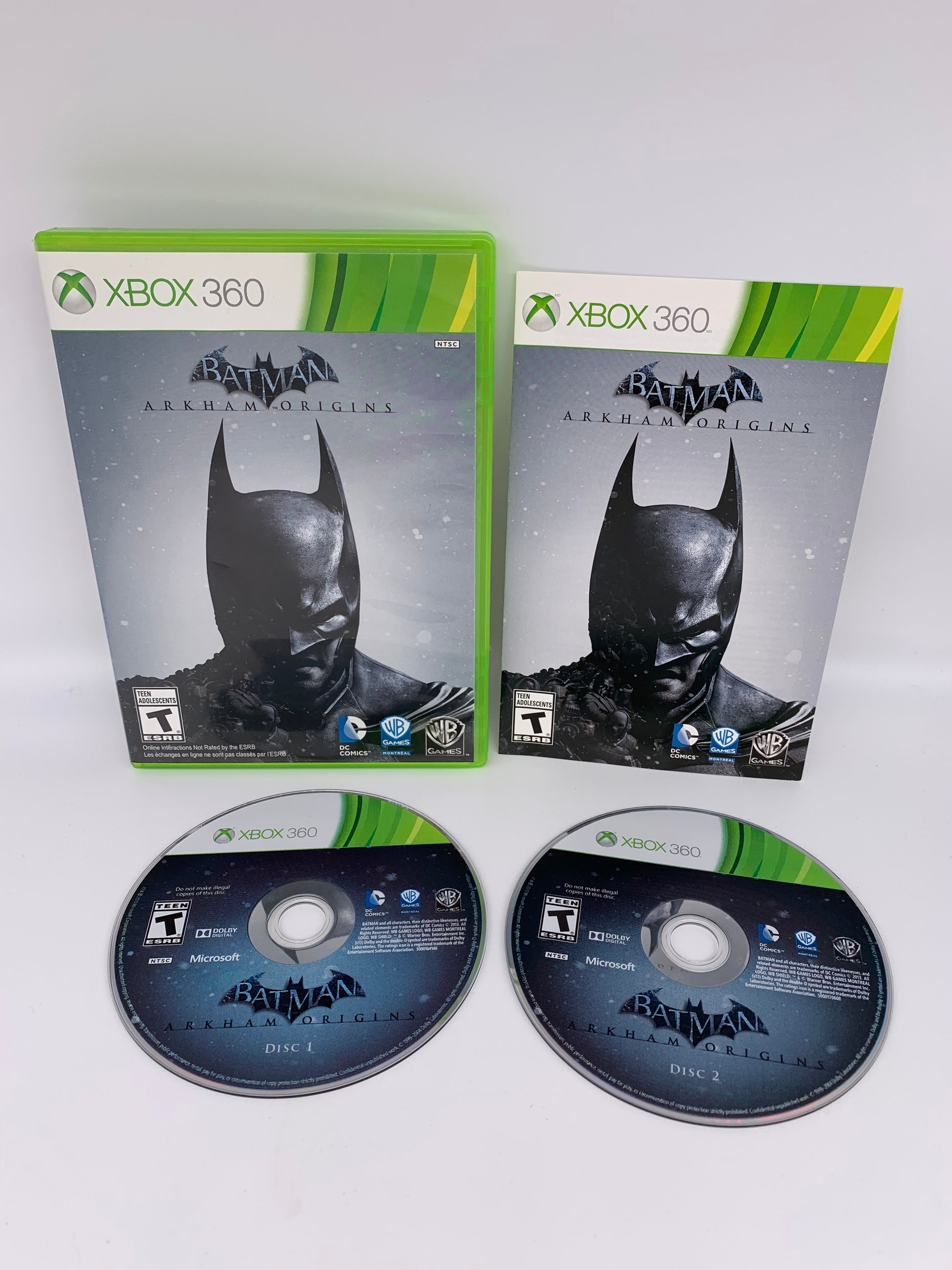 PiXEL-RETRO.COM : MICROSOFT XBOX 360 COMPLETE CIB BOX MANUAL GAME NTSC BATMAN ARKHAM ORIGINS
