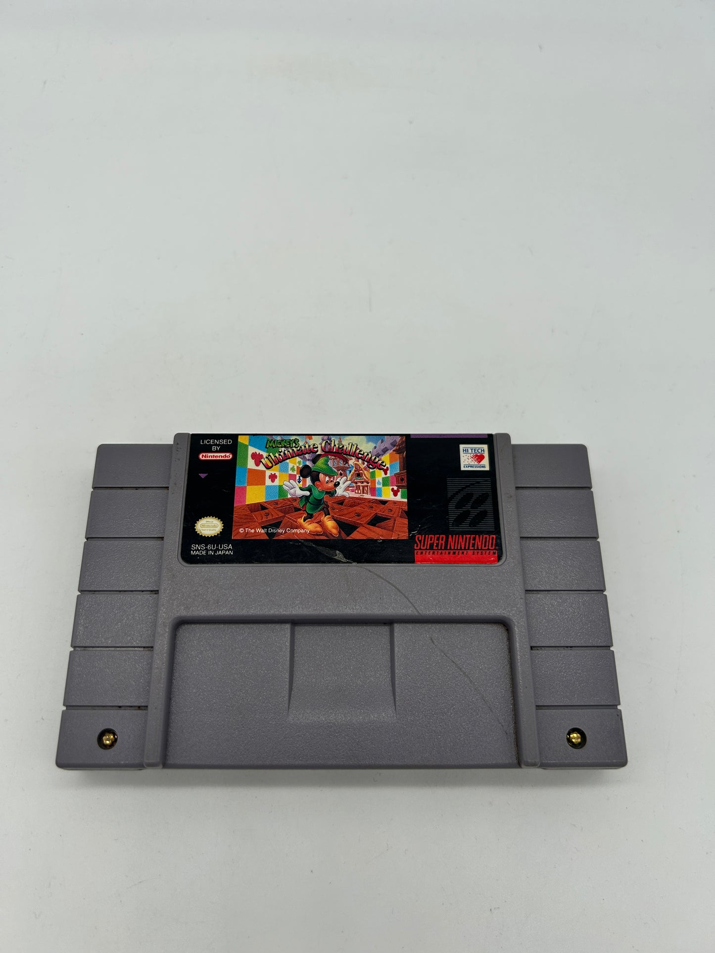 PiXEL-RETRO.COM : SUPER NINTENDO NES (SNES) GAME NTSC MICKEY'S ULTIMATE CHALLENGE
