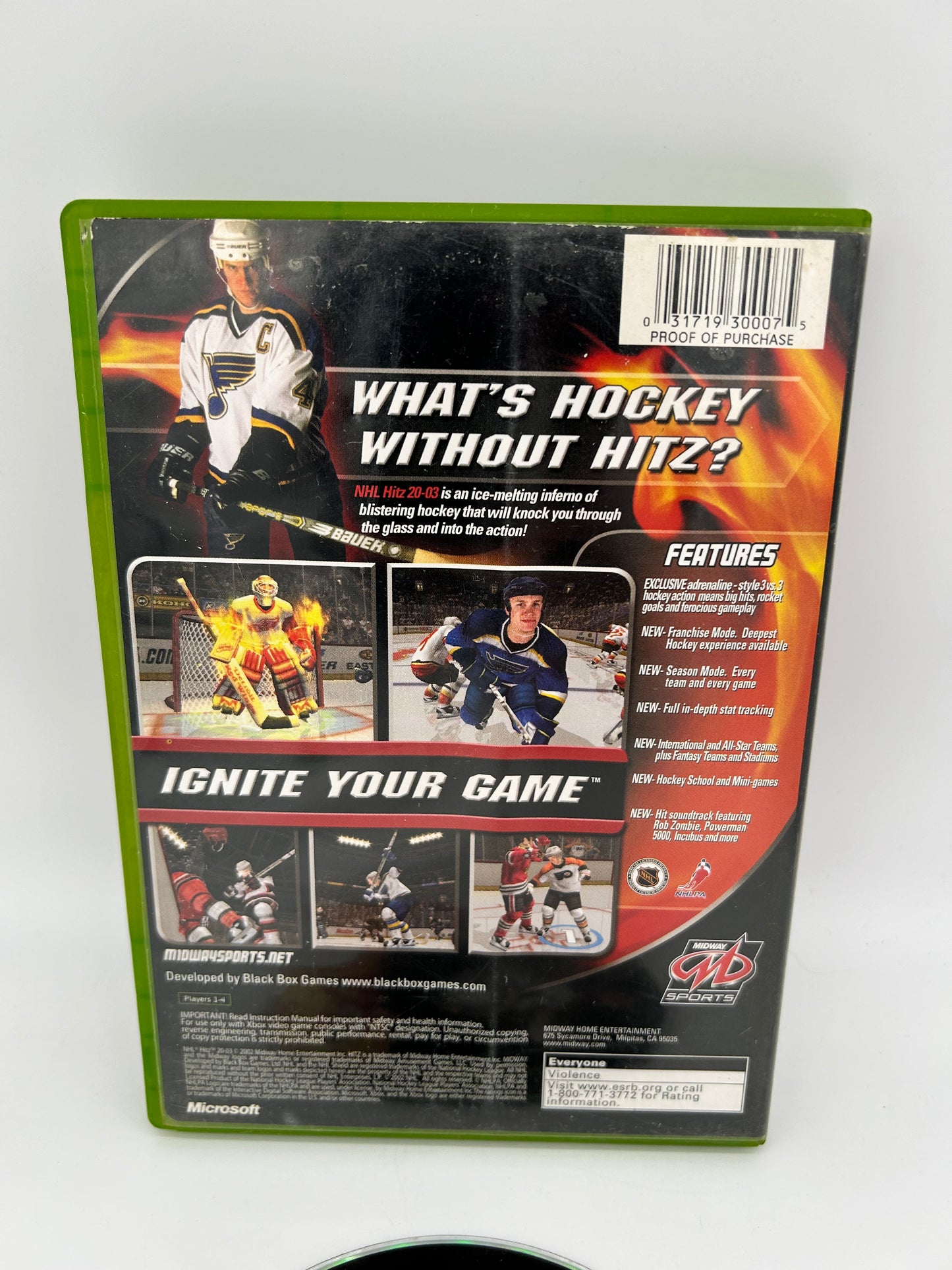 MiCROSOFT XBOX ORiGiNAL | NHL HiTZ 2003