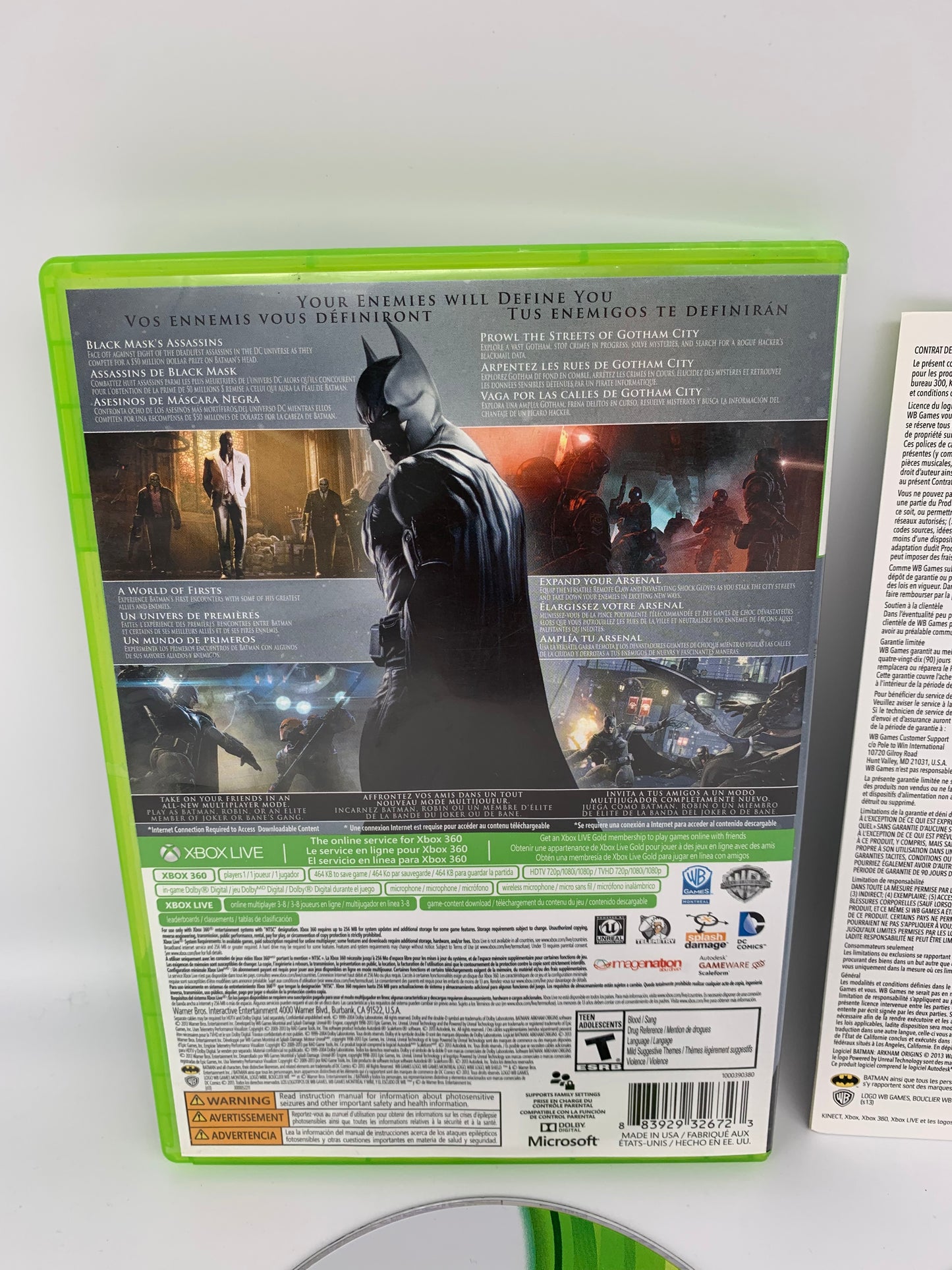 Microsoft XBOX 360 | BATMAN ARKHAM ORiGiNS