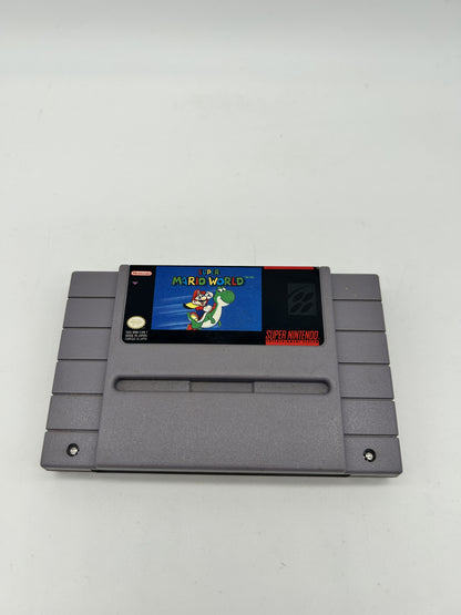PiXEL-RETRO.COM : SUPER NINTENDO NES (SNES) GAME NTSC SUPER MARIO WORLD