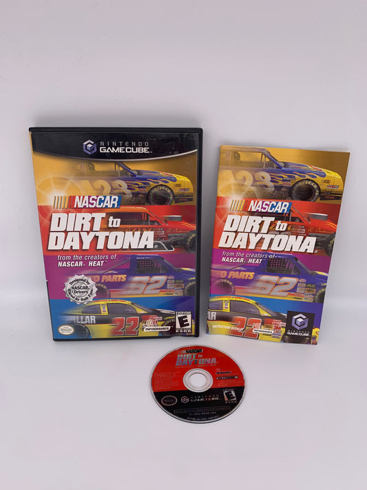 PiXEL-RETRO.COM : NINTENDO GAMECUBE COMPLETE CIB BOX MANUAL GAME NTSC NASCAR DIRT TO DAYTONA