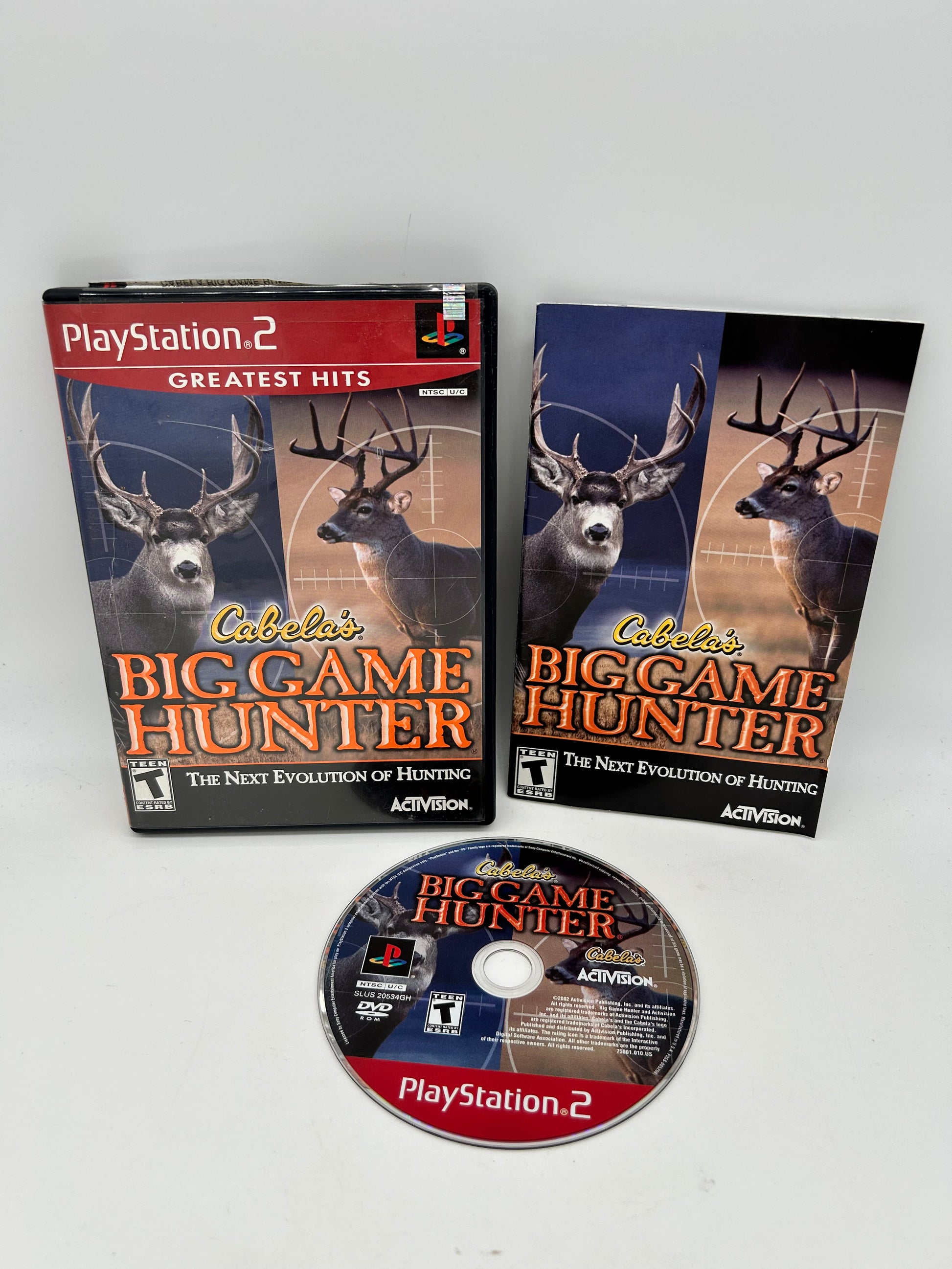 PiXEL-RETRO.COM : SONY PLAYSTATION 2 (PS2) COMPLET CIB BOX MANUAL GAME NTSC CABELA'S BIG GAME HUNTER