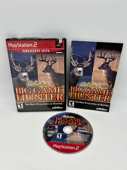 PiXEL-RETRO.COM : SONY PLAYSTATION 2 (PS2) COMPLET CIB BOX MANUAL GAME NTSC CABELA'S BIG GAME HUNTER