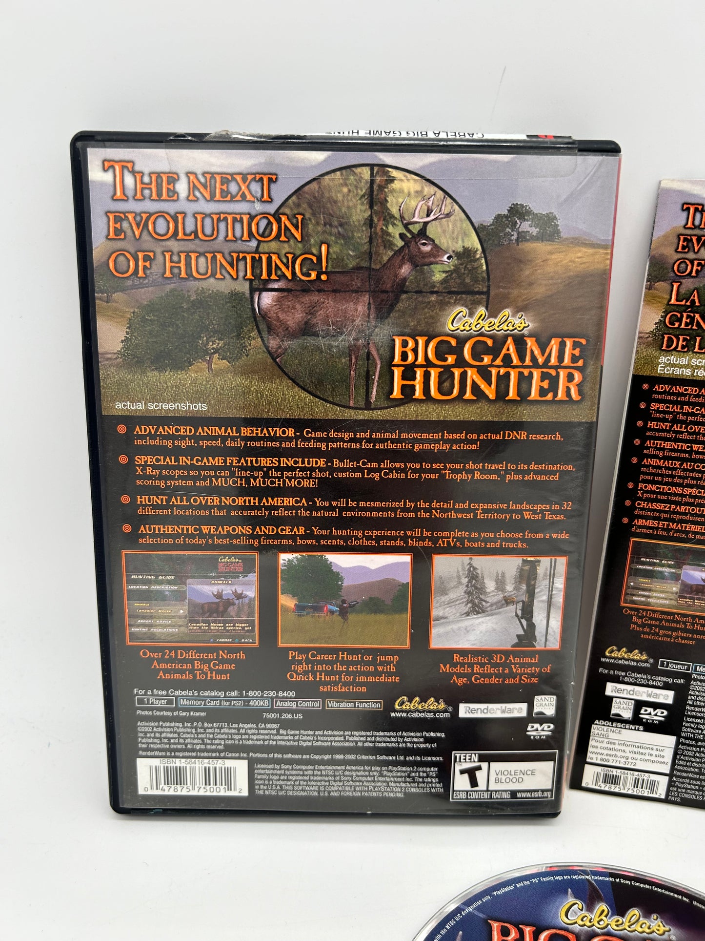 SONY PLAYSTATiON 2 [PS2] | CABELAS BiG GAME HUNTER | GREATEST HiTS