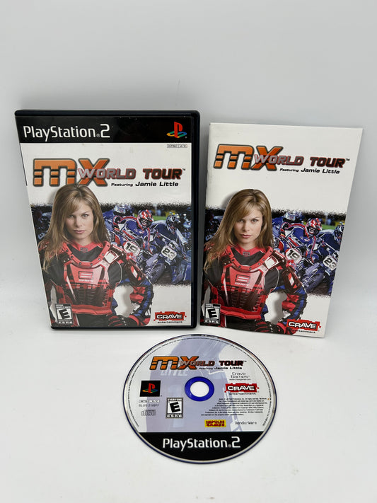 PiXEL-RETRO.COM : SONY PLAYSTATION 2 (PS2) COMPLET CIB BOX MANUAL GAME NTSC MX WORLD TOUR