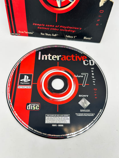 SONY PLAYSTATiON [PS1] | iNTERACTIVE CD SAMPLER DiSK VOLUME 7