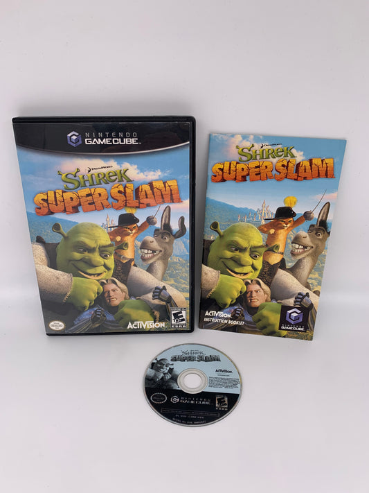 PiXEL-RETRO.COM : NINTENDO GAMECUBE COMPLETE CIB BOX MANUAL GAME NTSC SHREK SUPERSLAM