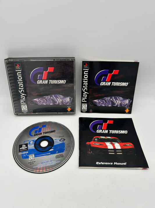 PiXEL-RETRO.COM : SONY PLAYSTATION (PS1) COMPLETE CIB BOX MANUAL GAME NTSC GRAN TURISMO GT