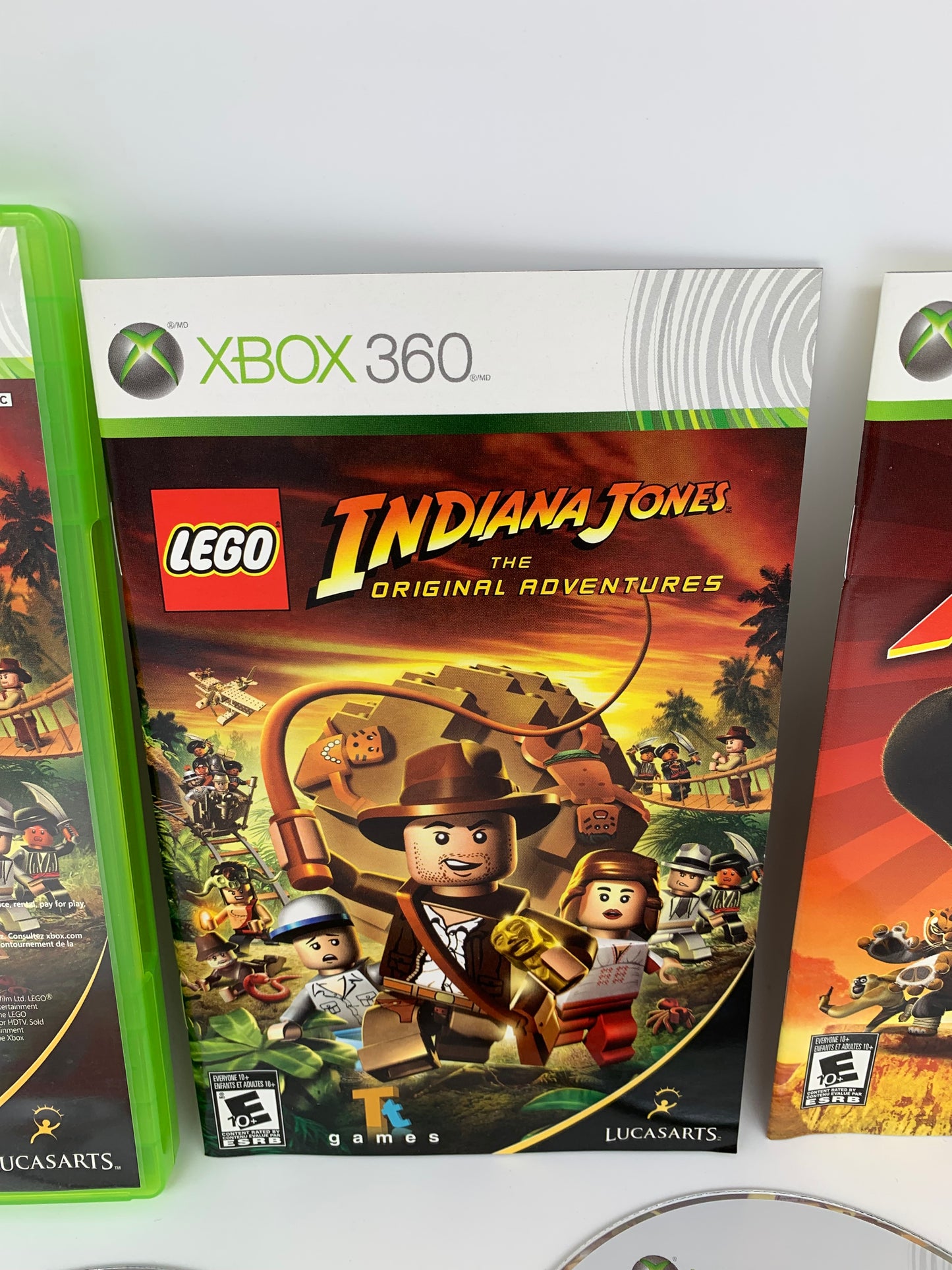 Microsoft XBOX 360 | LEGO iNDiANA JONES THE ORiGiNAL ADVENTURES &amp; KUNG FU PANDA