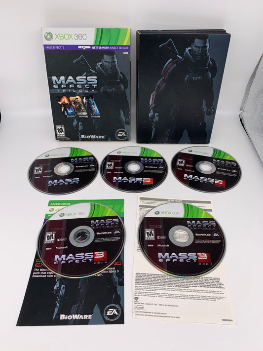 PiXEL-RETRO.COM : MICROSOFT XBOX 360 COMPLETE CIB BOX MANUAL GAME NTSC MASS EFFECT TRILOGY STEELCASE LIMITED EDITION