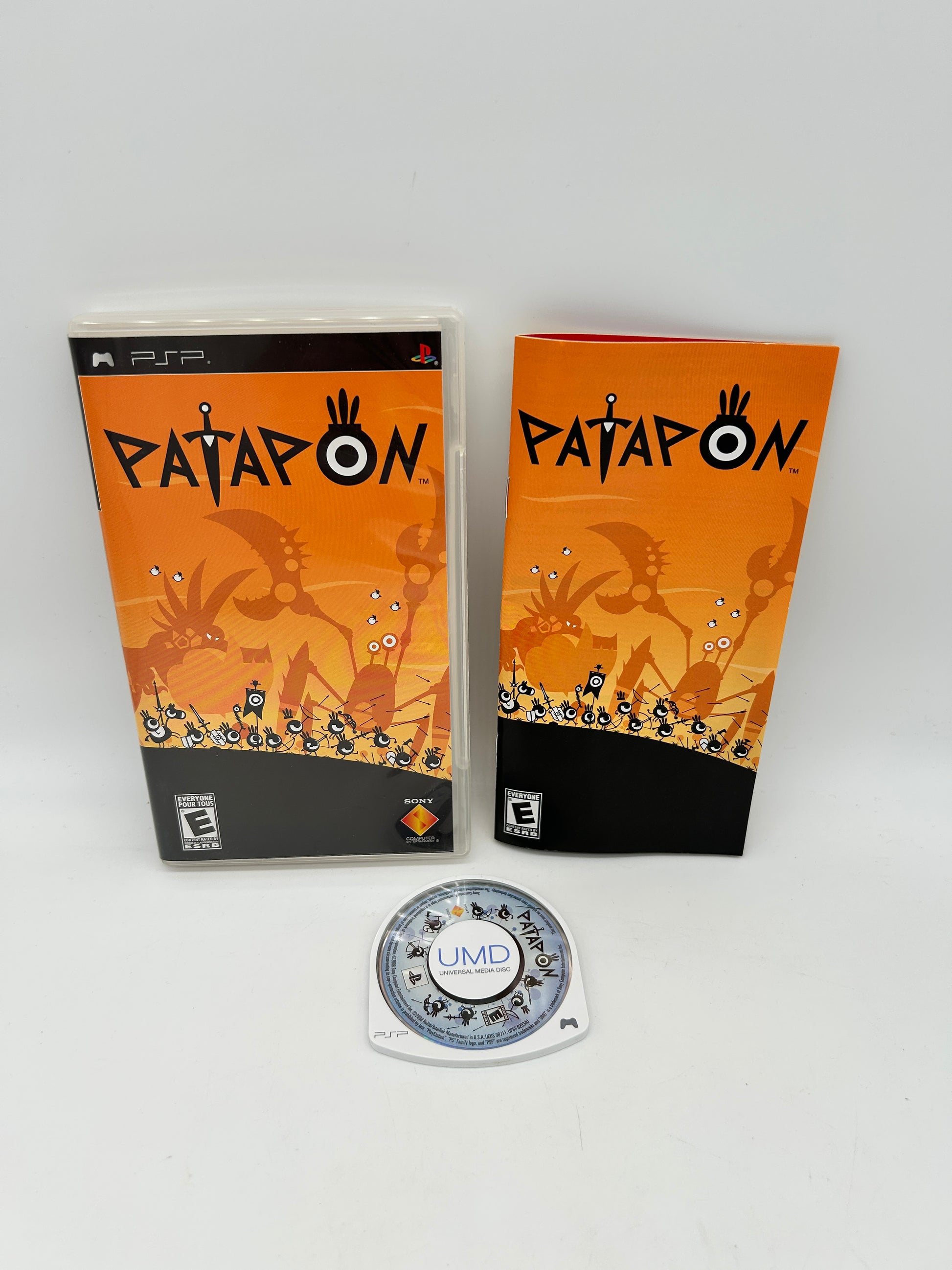 PiXEL-RETRO.COM : SONY PLAYSTATION PORTABLE (PSP) COMPLET CIB BOX MANUAL GAME NTSC PATAPON