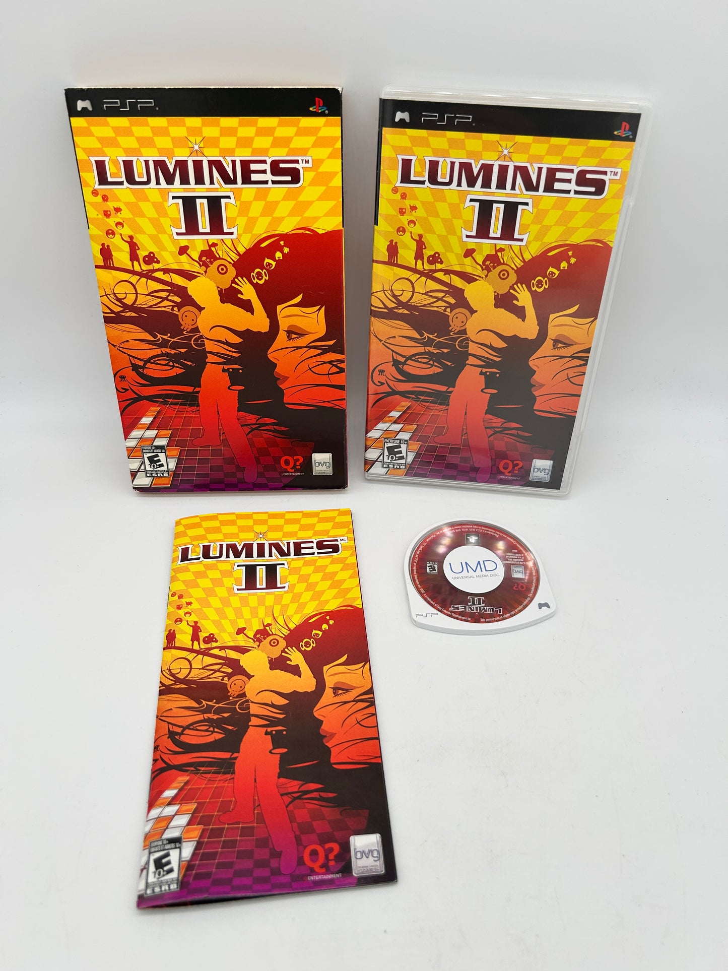 PiXEL-RETRO.COM : SONY PLAYSTATION PORTABLE (PSP) COMPLET CIB BOX MANUAL GAME NTSC LUMINES II 2