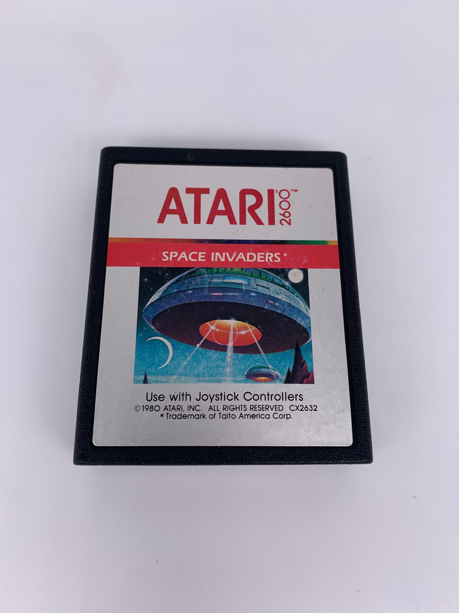 PiXEL-RETRO.COM : ATARI 2600 GAME NTSC SPACE INVADERS SILVER LABEL