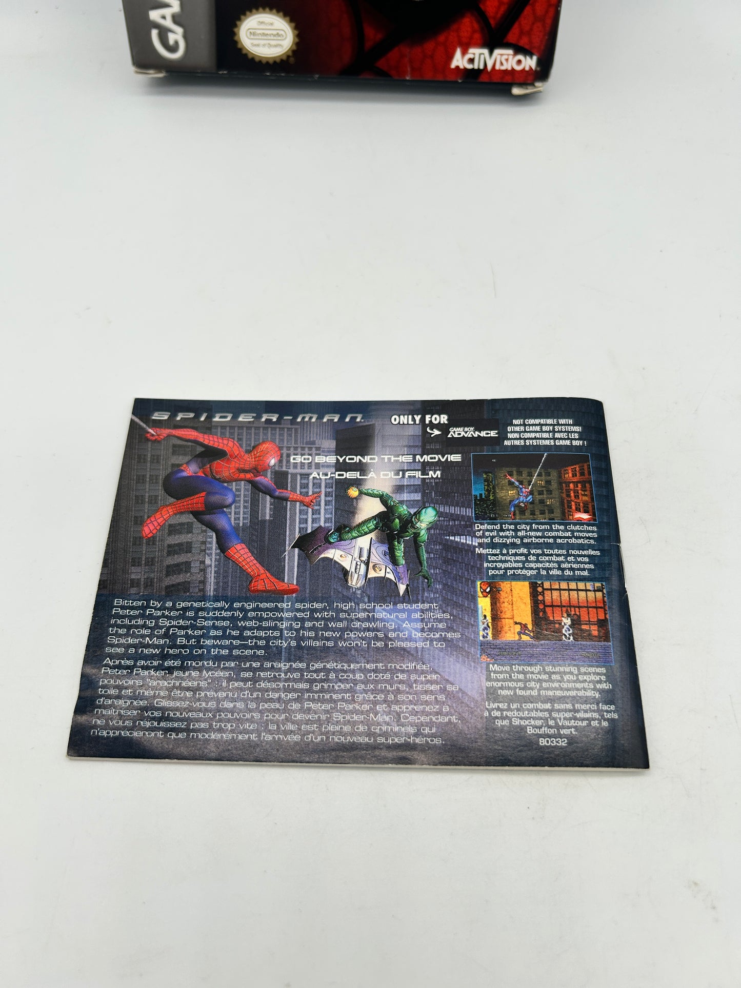 NiNTENDO GAME BOY ADVANCE [GBA] | SPiDER-MAN