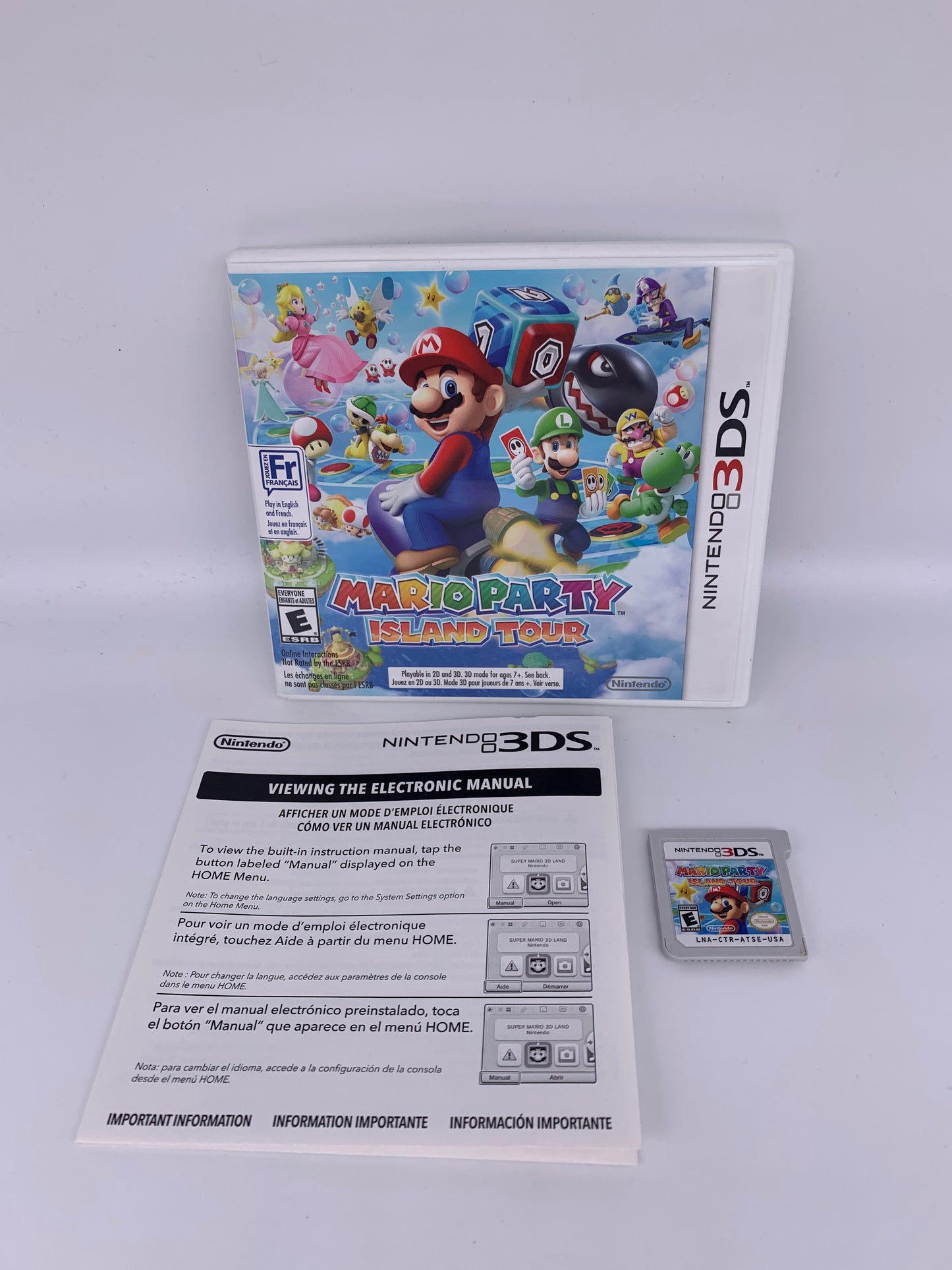 PiXEL-RETRO.COM : NINTENDO 3DS (3DS) COMPLETE CIB BOX MANUAL GAME NTSC MARIO PARTY ISLAND TOUR