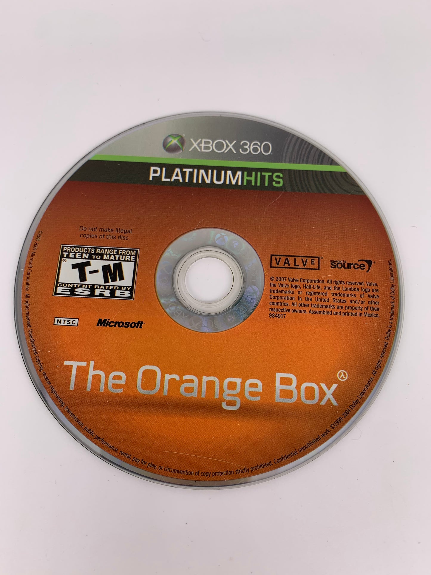 PiXEL-RETRO.COM : MICROSOFT XBOX 360 COMPLETE CIB BOX MANUAL GAME NTSC THE ORANGE BOX