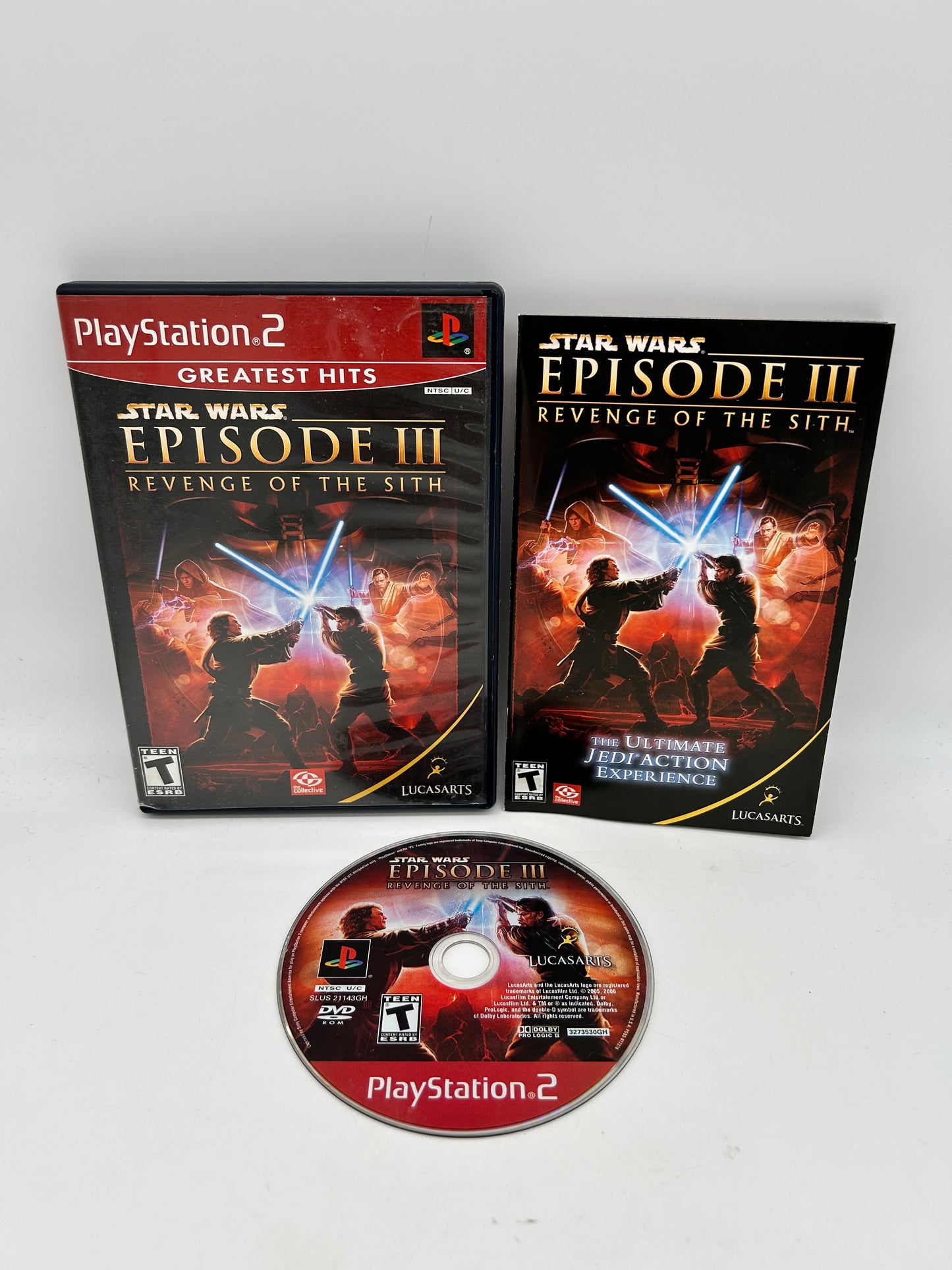 PiXEL-RETRO.COM : SONY PLAYSTATION 2 (PS2) COMPLET CIB BOX MANUAL GAME NTSC STAR WARS III REVENGE OF THE SITH