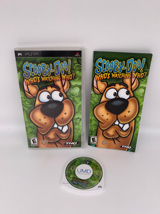 PiXEL-RETRO.COM : SONY PLAYSTATION PORTABLE (PSP) COMPLET CIB BOX MANUAL GAME NTSC SCOOBY-DOO WHO'S WATCHiNG WHO