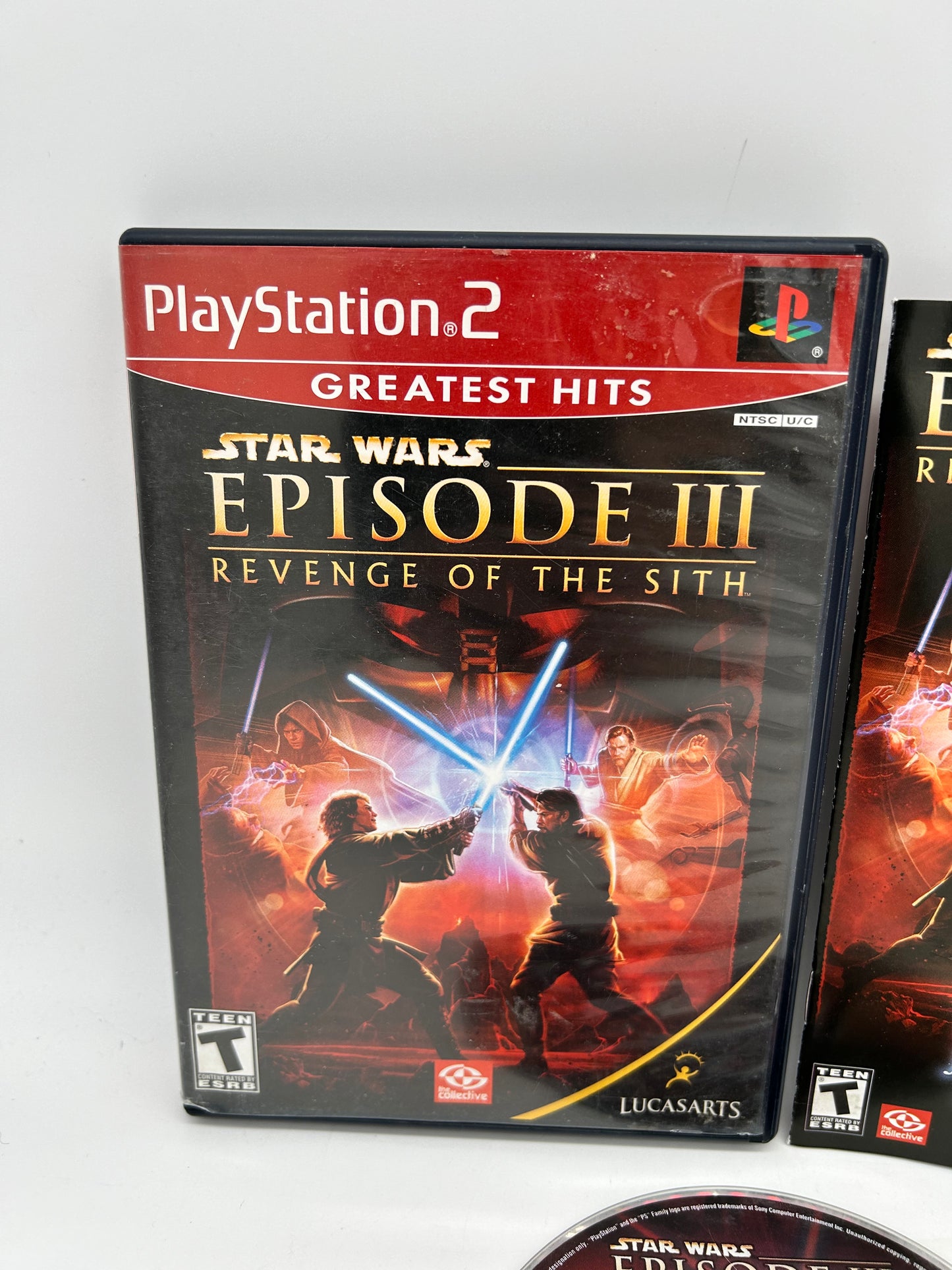 SONY PLAYSTATiON 2 [PS2] | STAR WARS EPiSODE III REVENGE OF THE SiTH | GREATEST HiTS