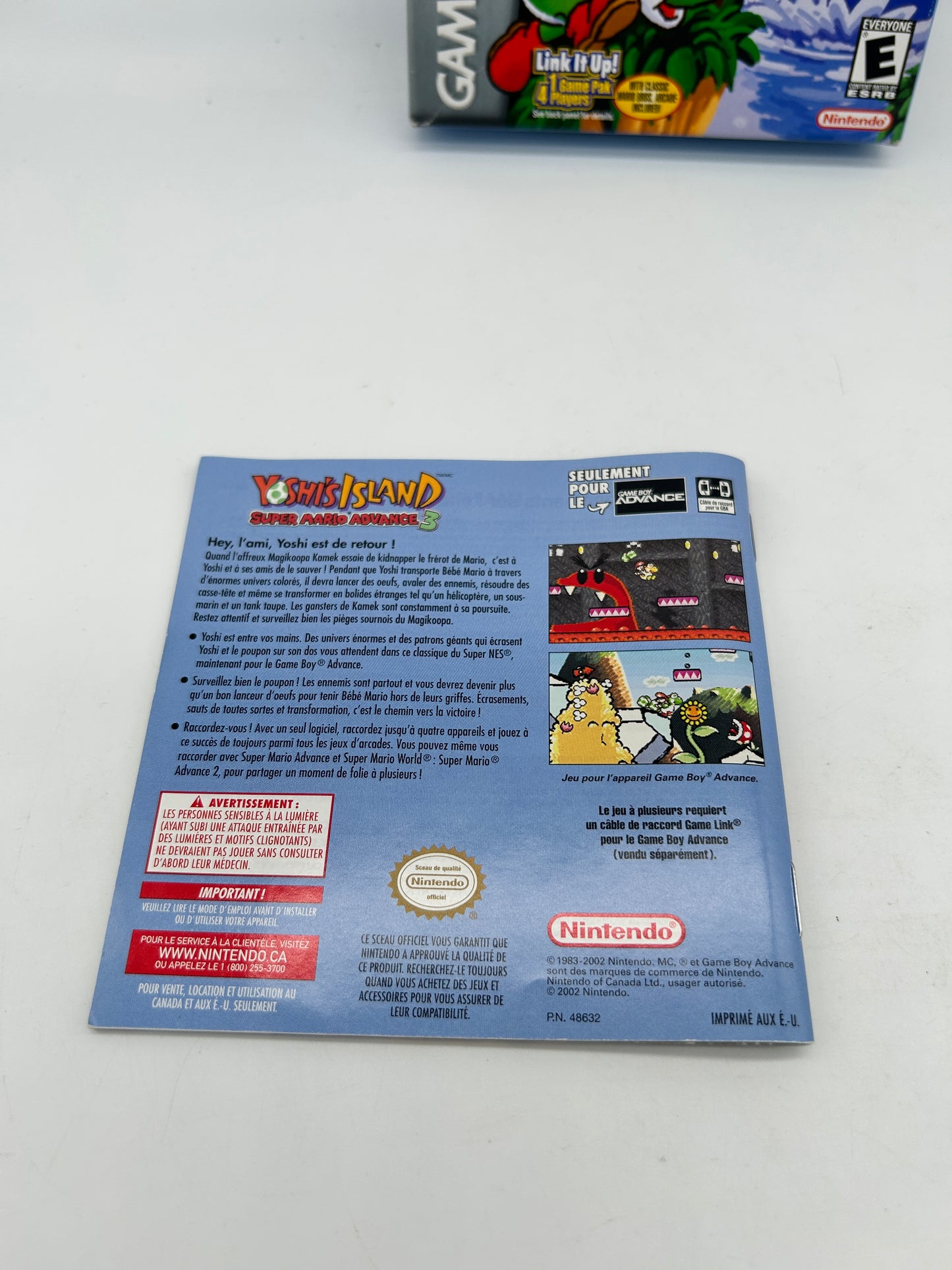 NiNTENDO GAME BOY ADVANCE [GBA] | SUPER MARiO ADVANCE 3 YOSHiS iSLAND