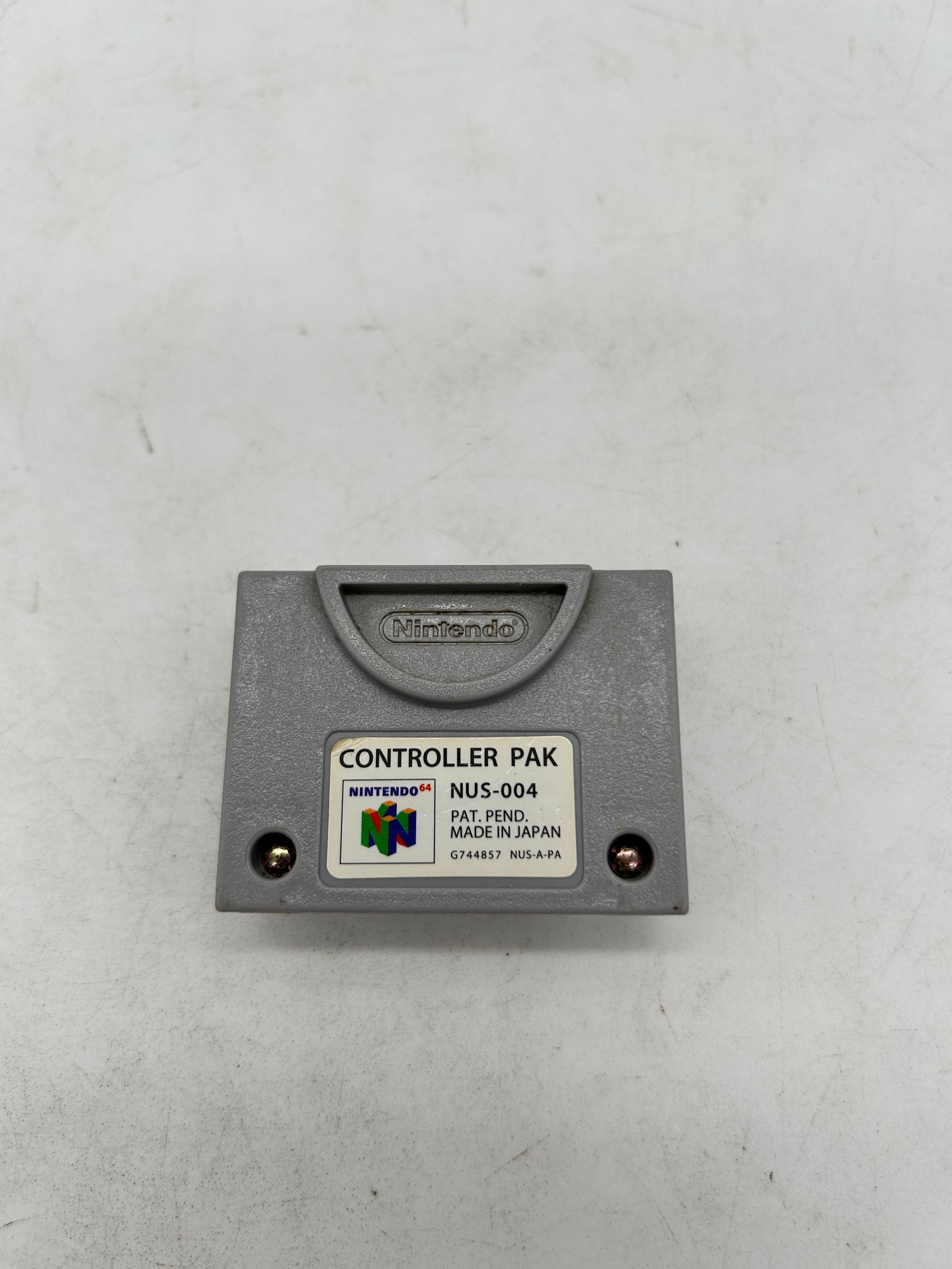 PiXEL-RETRO.COM : nintendo 64 CONTROLLER PAK NUS-004