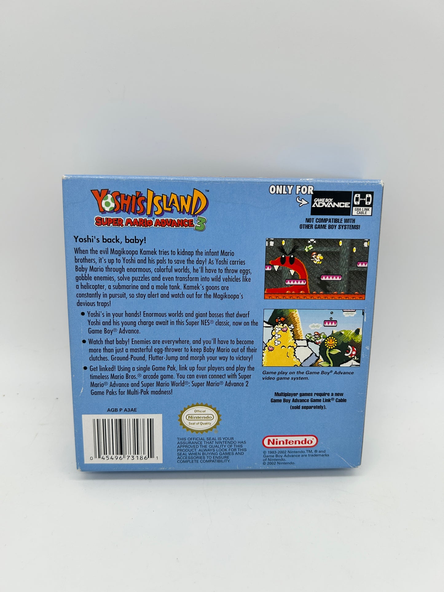 NiNTENDO GAME BOY ADVANCE [GBA] | SUPER MARiO ADVANCE 3 YOSHiS iSLAND