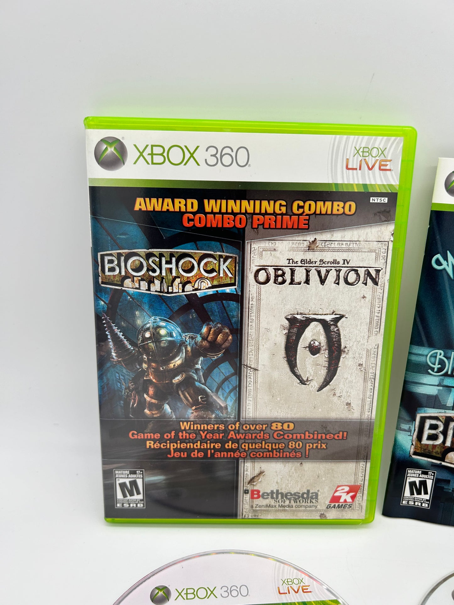 Microsoft XBOX 360 | BiOSHOCK &amp; THE ELDER SCROLLS IV OBLiViON