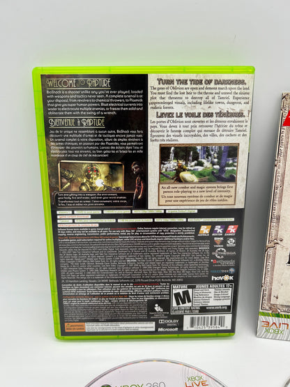 Microsoft XBOX 360 | BiOSHOCK &amp; THE ELDER SCROLLS IV OBLiViON