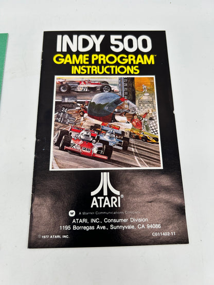 ATARI 2600 | iNDY 500 | TEXT LABEL CONTROLLER BUNDLE 1ST PRiNT VERSiON