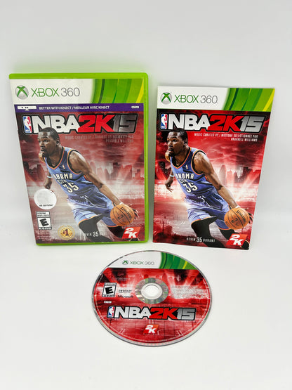 PiXEL-RETRO.COM : MICROSOFT XBOX 360 COMPLETE CIB BOX MANUAL GAME NTSC NBA 2K15