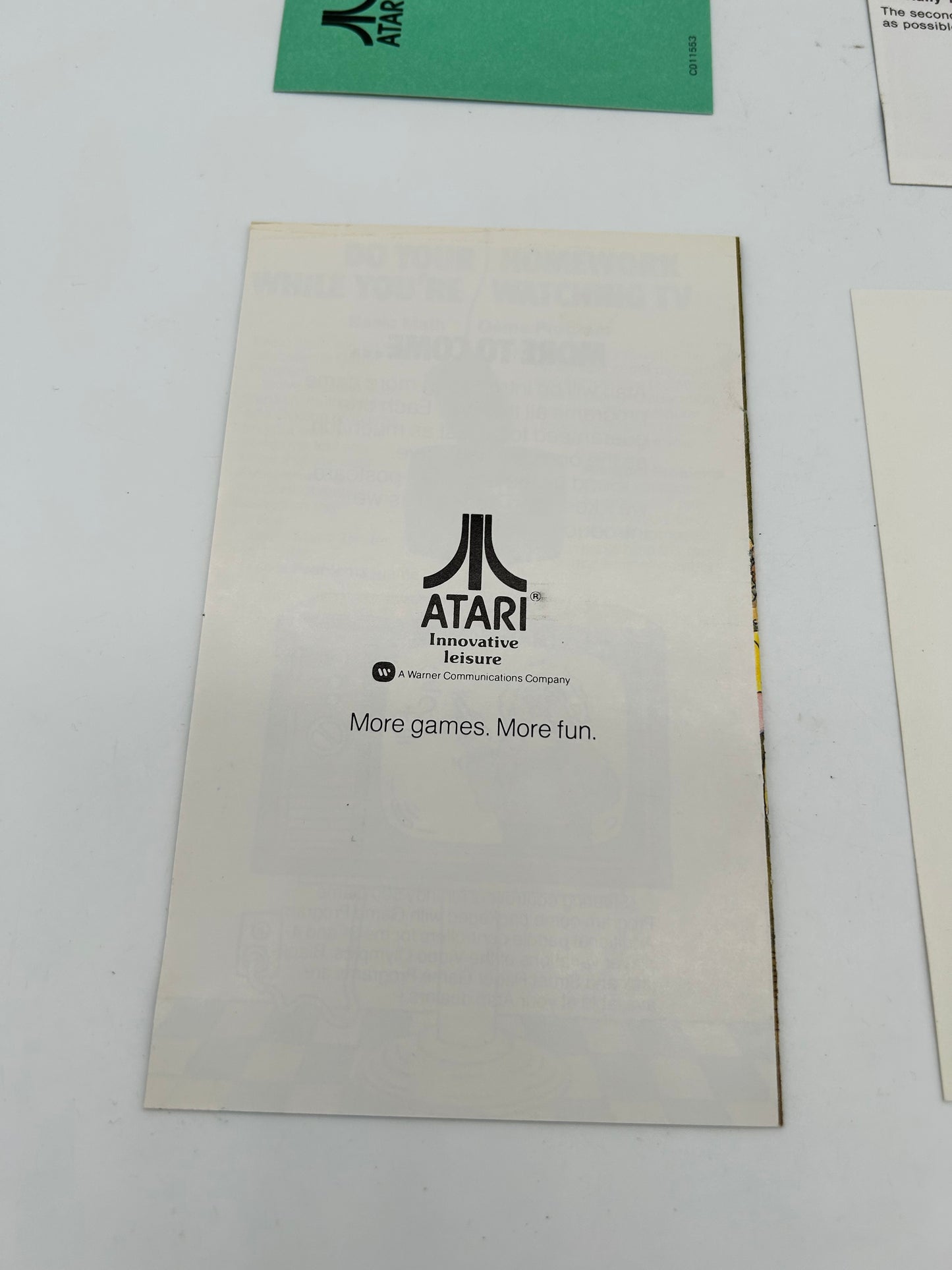 ATARi 2600 | iNDY 500 | TEXT LABEL CONTROLLER BUNDLE 1ST PRiNT VERSiON