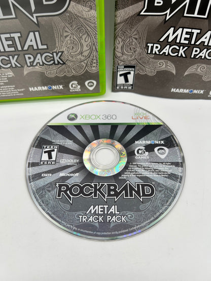 MiCROSOFT XBOX 360 | ROCK BAND METAL TRACK PACK