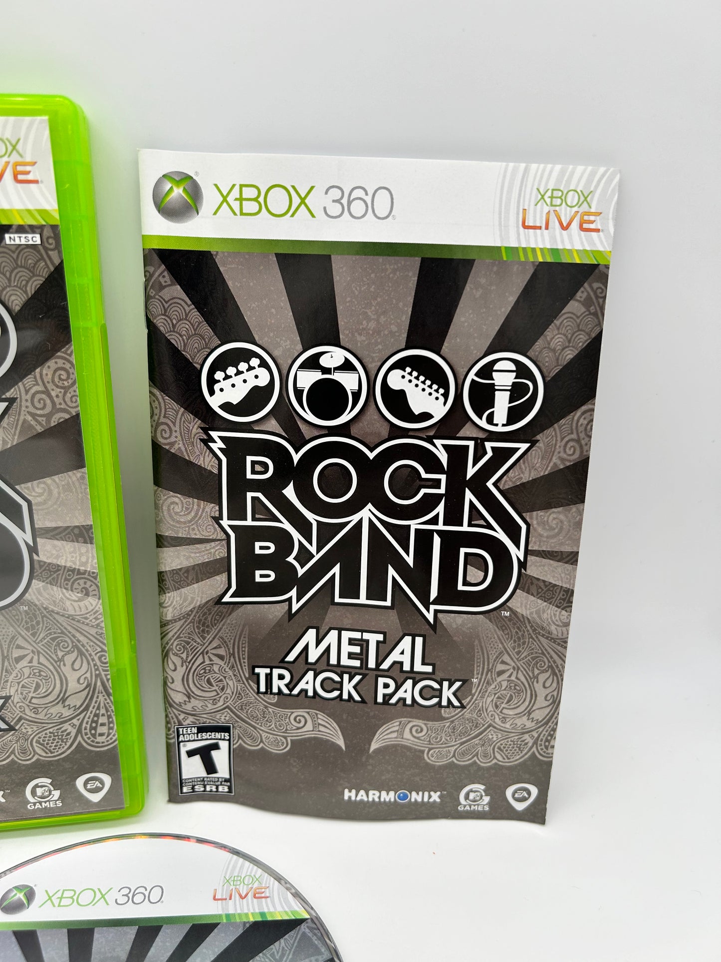 MiCROSOFT XBOX 360 | ROCK BAND METAL TRACK PACK